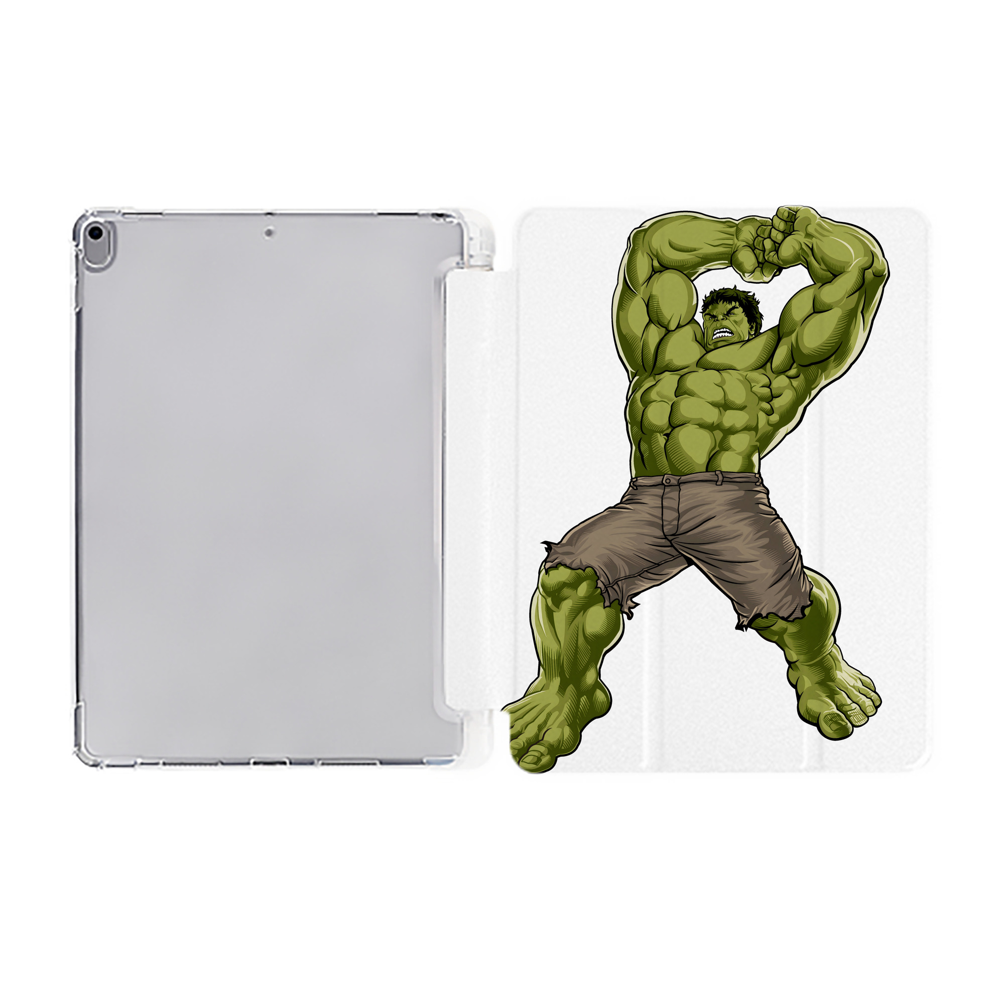 （画像用） アベンジャーズ The Avengers IPad ケース ペン収納付き 三つ折りスタンド PUレザー×シリコン 対応機種9.5/10.5/10.9インチ